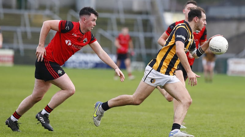 Jamie Clarke on the attack for Crossmaglen during their Armagh SFC campaign