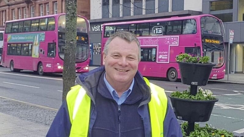 Alec Bailey came to the aid of the distraught woman who had boarded the wrong bus 