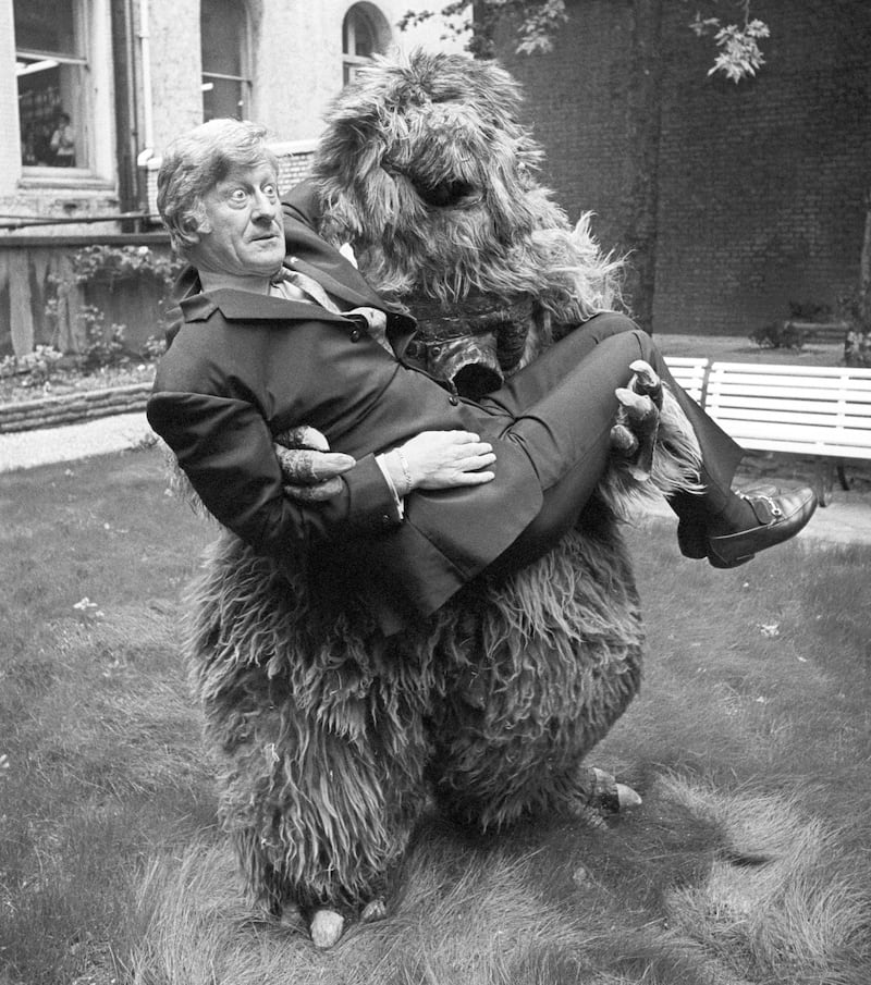 Doctor Who and yeti.