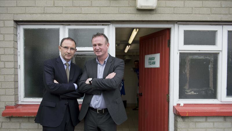 &nbsp;Martin and Michael O'Neill, respective managers of Republic of Ireland and Northern Ireland who's teams have made it to France