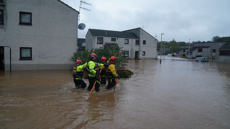 Scotland was hit by severe weather (Andrew Milligan/PA)