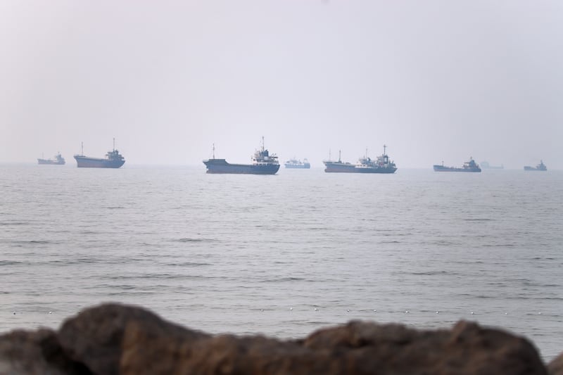 Ship on fire in Strait of Hormuz according to British military