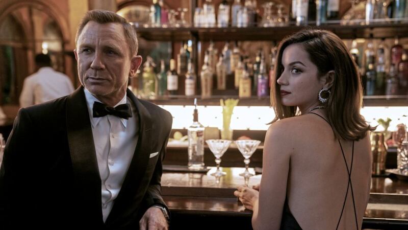 James Bond returns to cinemas this week, with Daniel Craig - pictured with Ana de Armas as Paloma - making his final outing as 007 in No Time To Die. Lynette won&#39;t be joining the queue though... 