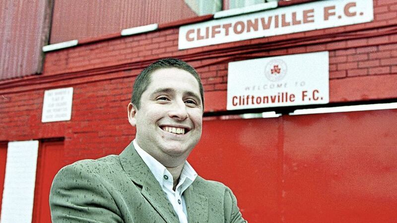 Cliftonville chairman Gerard Lawlor has said a &quot;bunch of yahoos&quot; subjected him to verbal abuse at Windsor Park. Picture by Hugh Russell