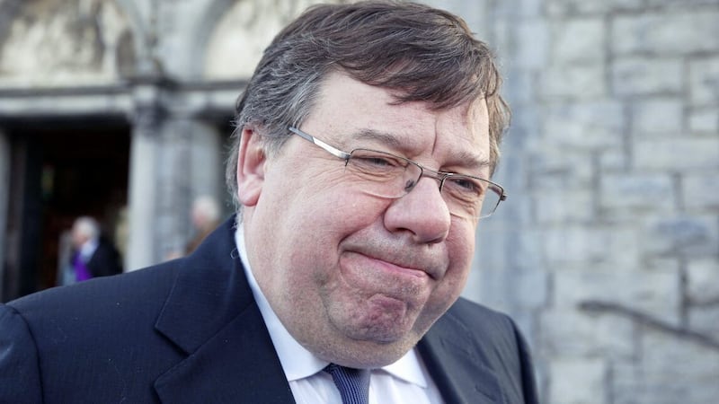 Former Taoiseach Brian Cowen has revealed how he was unconscious for two weeks and initially confined to a wheelchair after he suffered a stroke in July 2019. Picture by Brian Lawless/PA Wire 