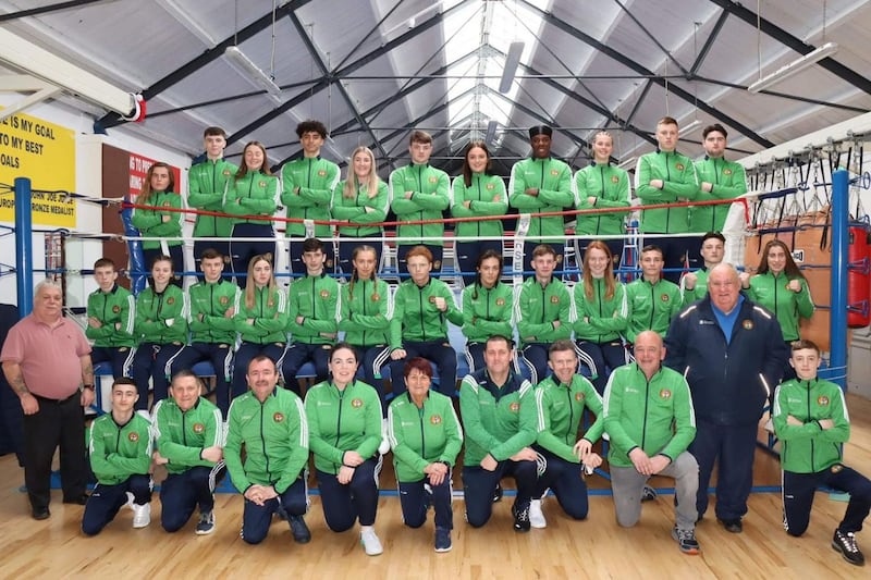 The Irish squad bound for the European U18 Championships in Sofia