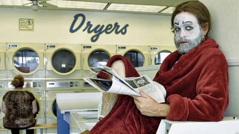 Zach Galafianakis as struggling clown Chip Baskets in his new comedy series Baskets, co-created with Louis CK 