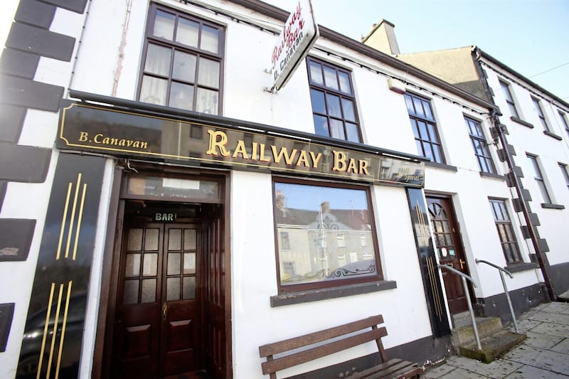 The Railway Bar in Poyntzpass where Philip allen and his friend Damien Trainor were shot by the LVF in 1998 Picture Mal McCann. 