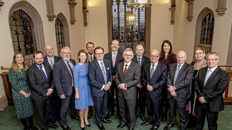 Presidents and vice-chancellors of 10 universities in the north and Republic met at Queen&#39;s 