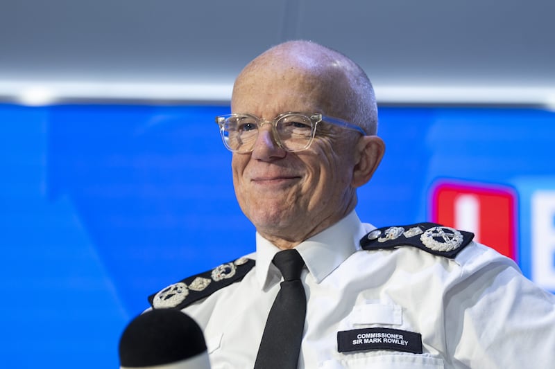Metropolitan Police Commissioner Sir Mark Rowley