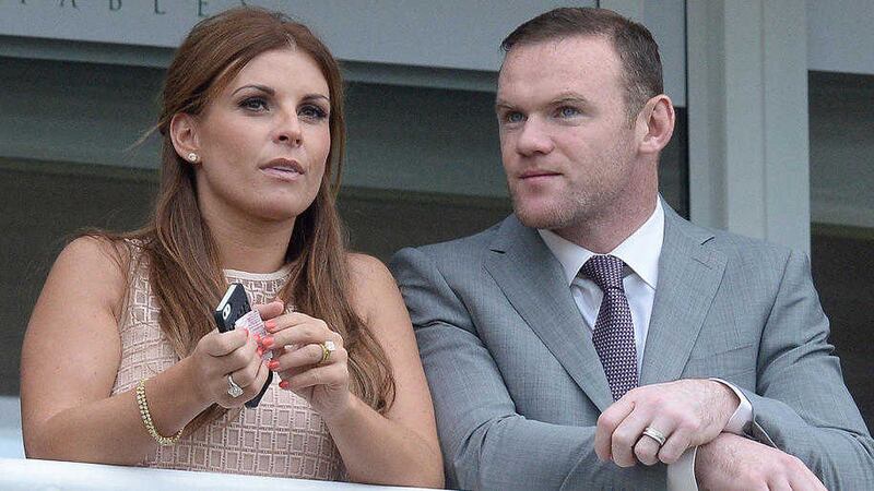 Coleen Rooney and husband Wayne at the races 