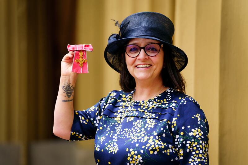 Figen Murray with her OBE medal