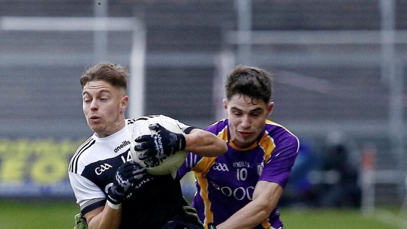 Kilcoo&#39;s Jerome Johnston scored three points in last night&#39;s Down Championship semi-final. Pic Philip Walsh. 