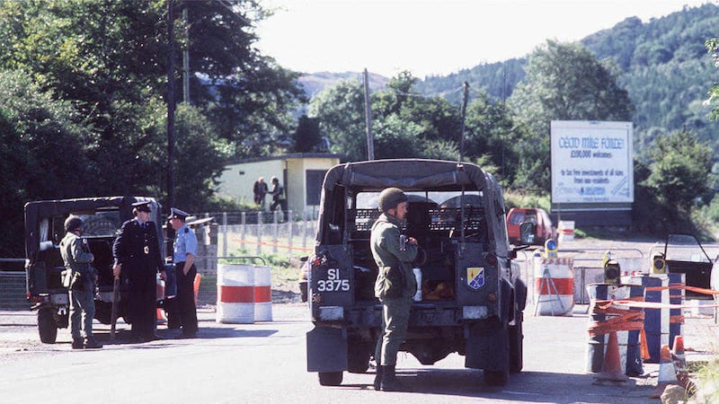 A border crossing in the 1980s 