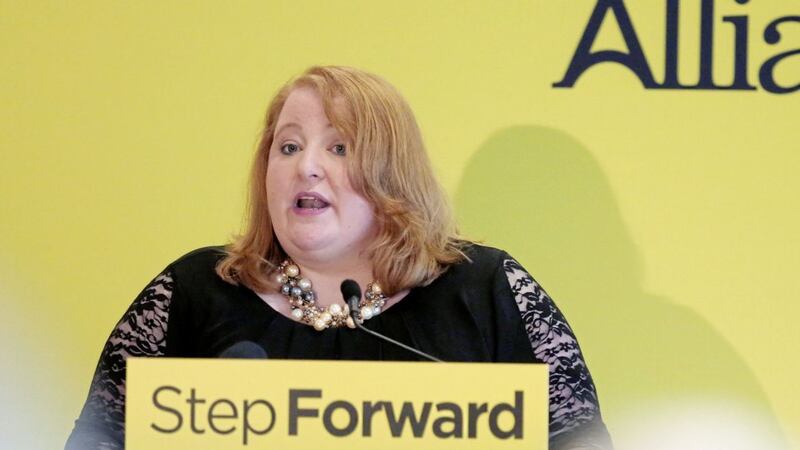 Naomi Long said the British government had &#39;one hand tied behind its back&#39; during the Stormont talks. Picture by Kelvin Boyes/Press Eye 