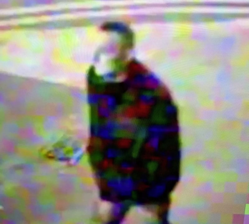 CCTV footage of Mark Ward seen in the Lurgan area hours before the killing 