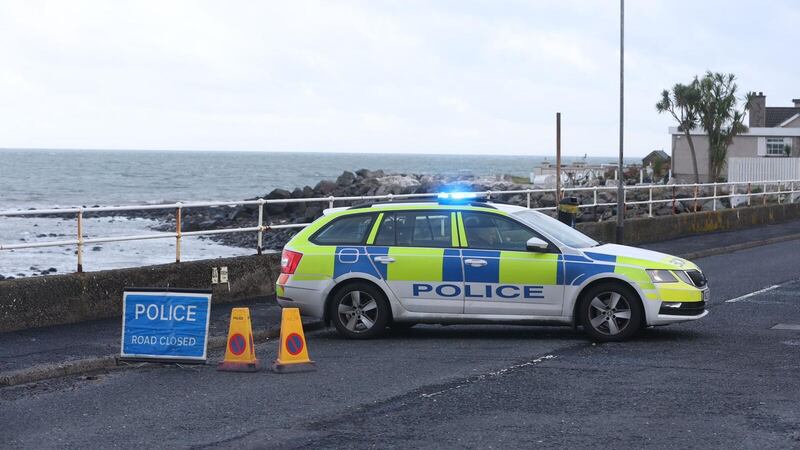The Glenarm Road in Larne was closed on Sunday following a collision. Picture: Mal McCann