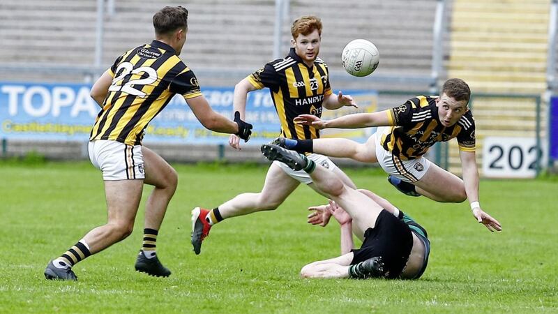 Crossmaglen needed two late scores to get past Killeavy at the semi-final stage. Pic Philip Walsh. 