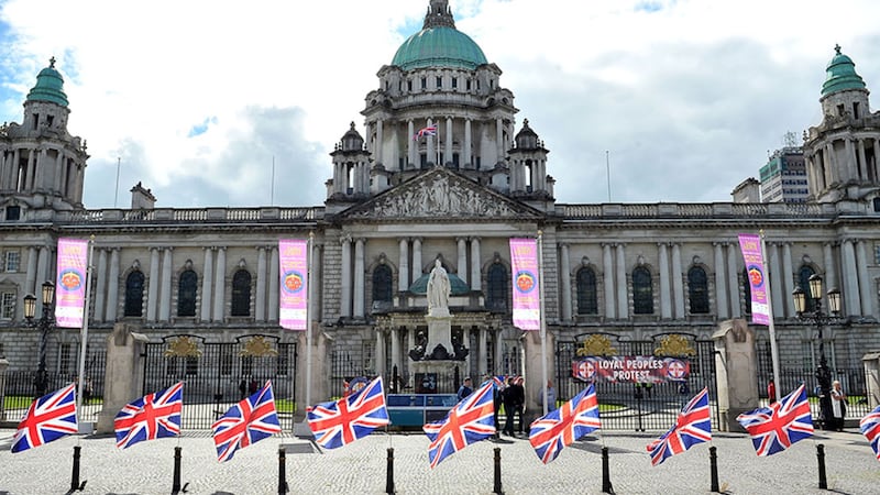 Flag protests began after Belfast City Council's decision to limit the number of days the union flag flew over City Hall&nbsp;