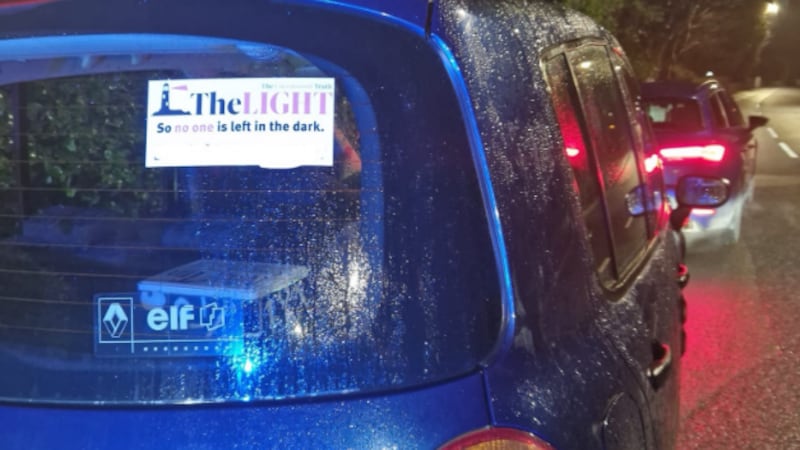 A car seized by police in Newcastle on Friday evening. PICTURE: NI Road Policing and Safety/Facebook
