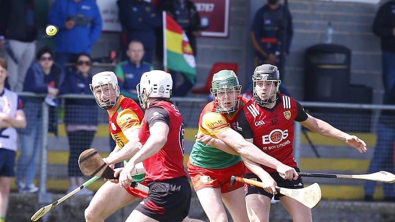 Down battle it out with Carlow in the Joe McDonagh Cup 
