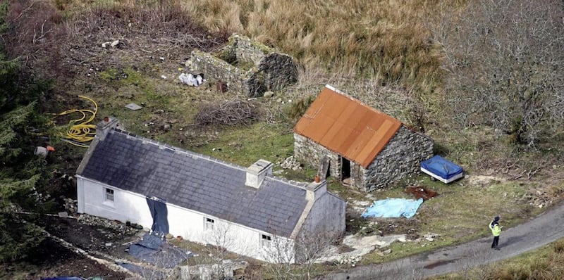 Denis Donaldson&#39;s body was found in a remote cottage at Doochery near Glenties in west Donegal in April 2006. PICTURE: Paul Faith / PA 
