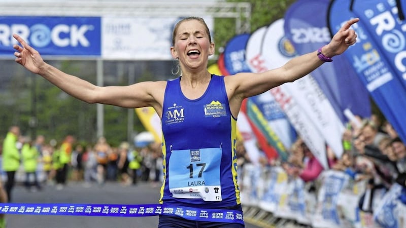 Belfast marathon winner Laura Graham will take part as a sporting ambassador for her former school St Louis in Kilkeel 