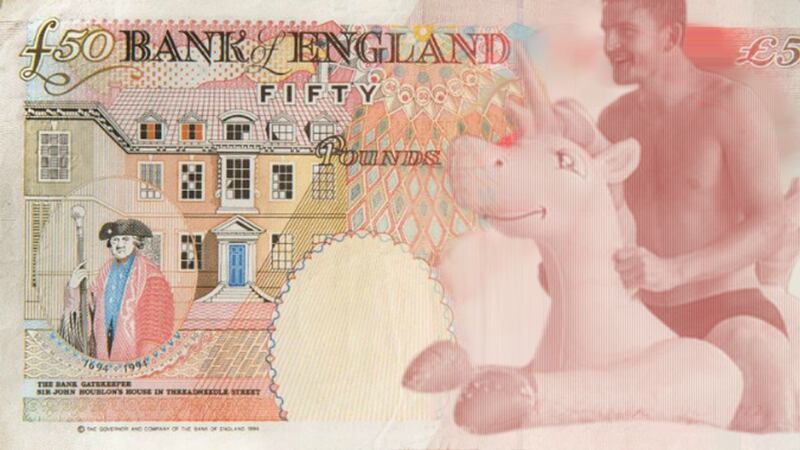 Jonny Sharples had been hoping to see the new banknote feature Harry Maguire on an inflatable unicorn. But the Bank of England had other ideas.