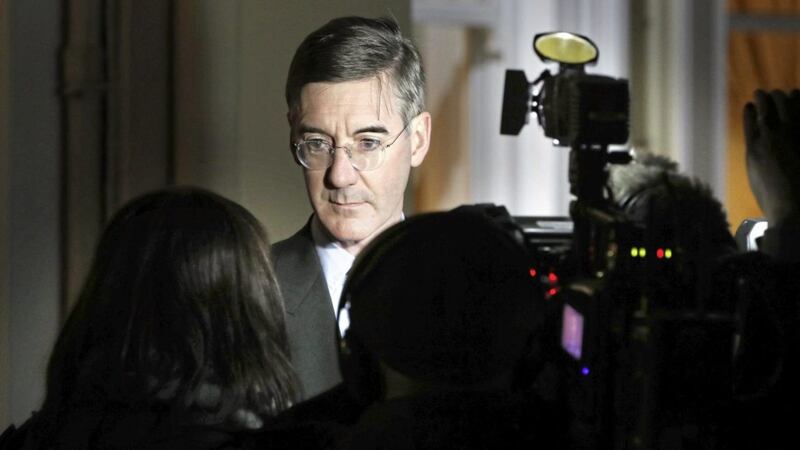Jacob Rees-Mogg said he would not abandon the DUP. Picture by Declan Roughan 