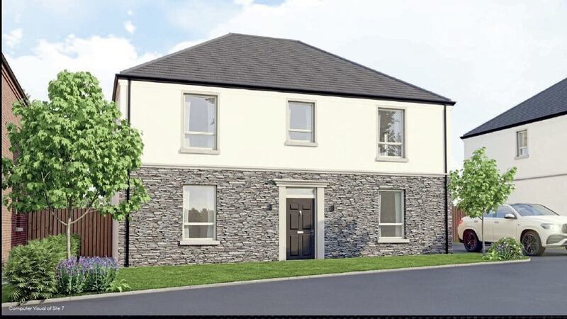 Artist&#39;s impression of units at the new Craighill Quarry scheme in Ballyclare 