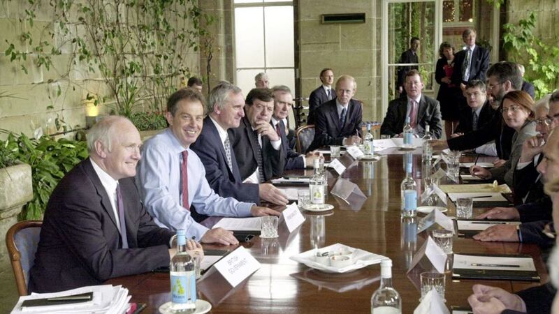  At the 2001 Weston Park talks, hosted by the British and Irish governments, a general amnesty was supported or at least accepted by every main party except the SDLP.  PA photo 
