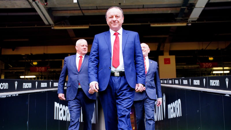 Steve Phillips, centre, resigned as WRU chief executive earlier this year (Ben Birchall/PA)
