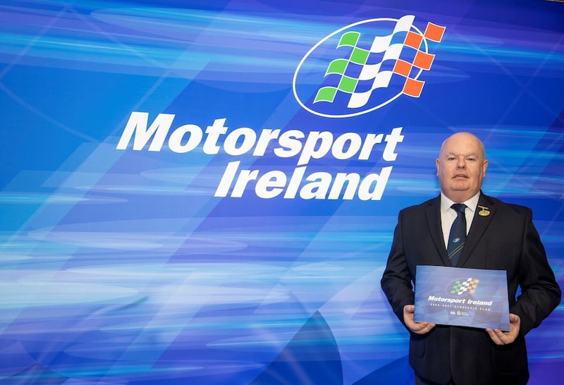 Motorsport Ireland president Aiden Harper launches the governing body's new strategic plan