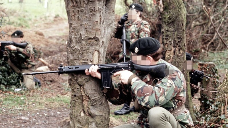 The UDR was merged into the Royal Irish Rangers in 1992. Picture by Pacemaker 