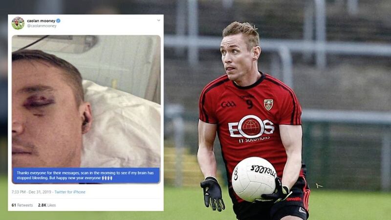 Down GAA&#39;s Caolan Mooney thanked people for their support in a message on Twitter 