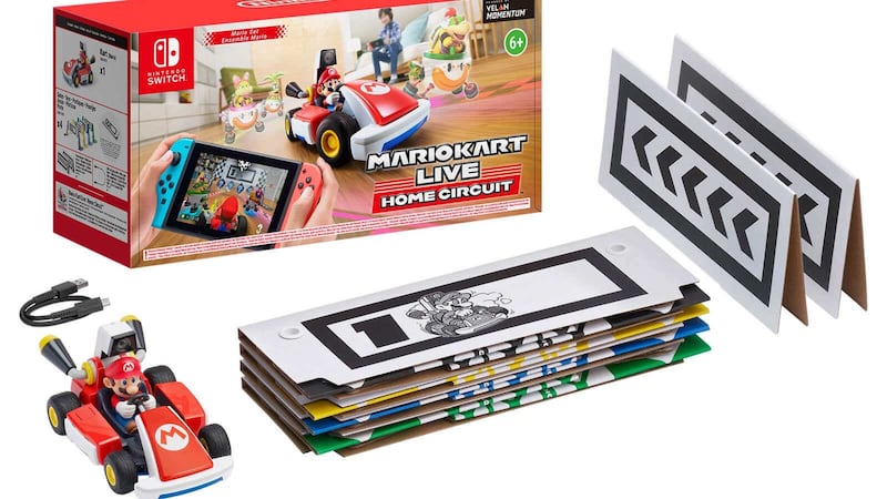 A childhood dream is realised as Mario Kart comes to life in your living room.