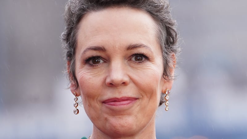 Olivia Colman during a photo call with the cast of Wonka at Potter’s Field Park, London .