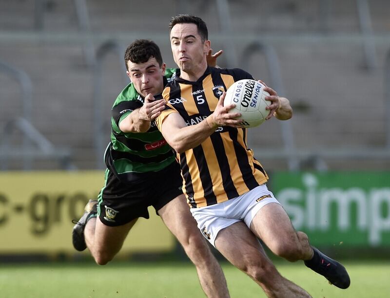 Killeavy defender Conor O'Neill could have a man-marking job on Stefan Campbell or Shane McPartlan