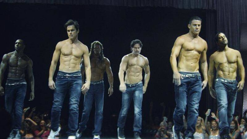 Mike and his fellow strippers strut their stuff in Magic Mike XXL 