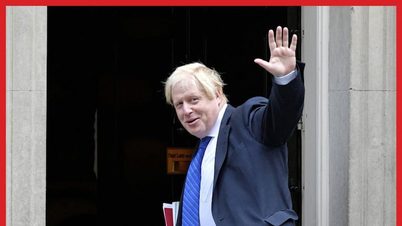 Britain&#39;s foreign secretary Boris Johnson outside No 10 Downing Street. Picture by Dominic Lipinski/Press Association 