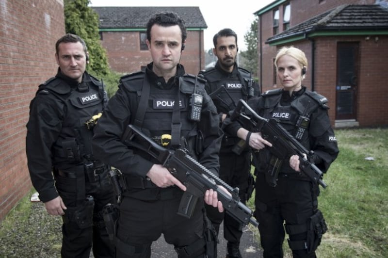 Daniel Mays (centre left) played Danny Waldron in Line Of Duty (Steffan Hill/BBC)