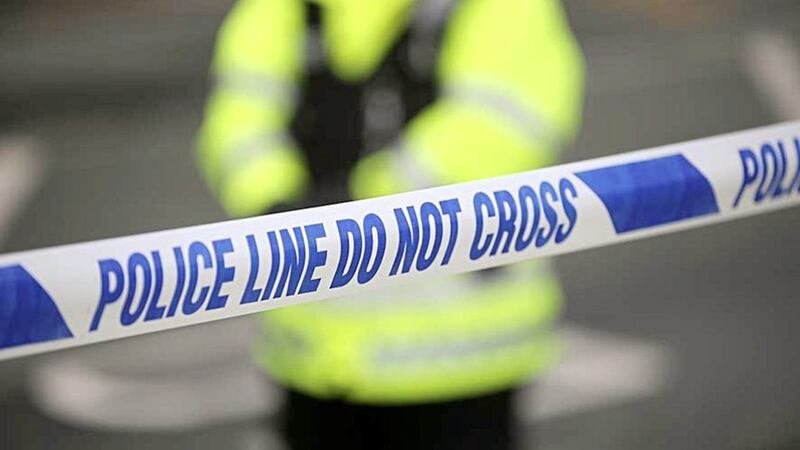 Four men were last night being questioned by police following a road traffic collision in Lisburn 