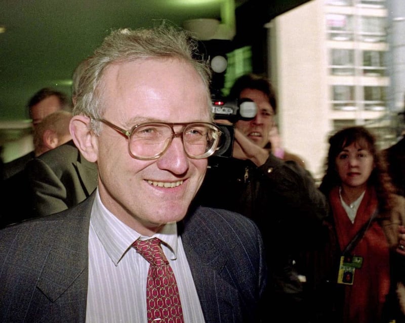 Former British minister Douglas Hogg was criticised for telling the House of Commons in the weeks before Pat Finucane's murder in 1989 that some solicitors in Northern Ireland were "unduly sympathetic" to the IRA