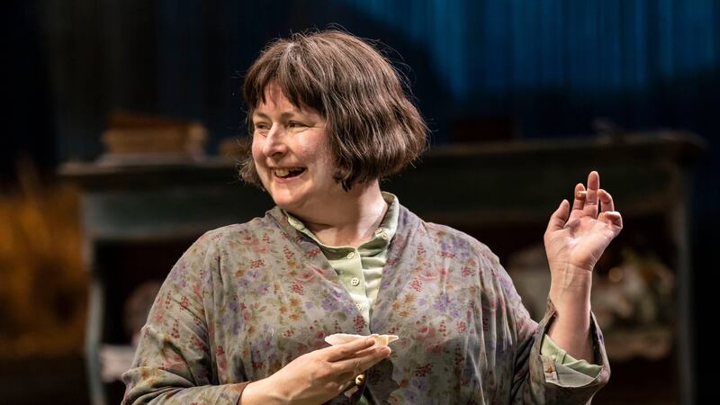 Siobhán McSweeney leads a stellar cast in the revival at the National Theatre in London.