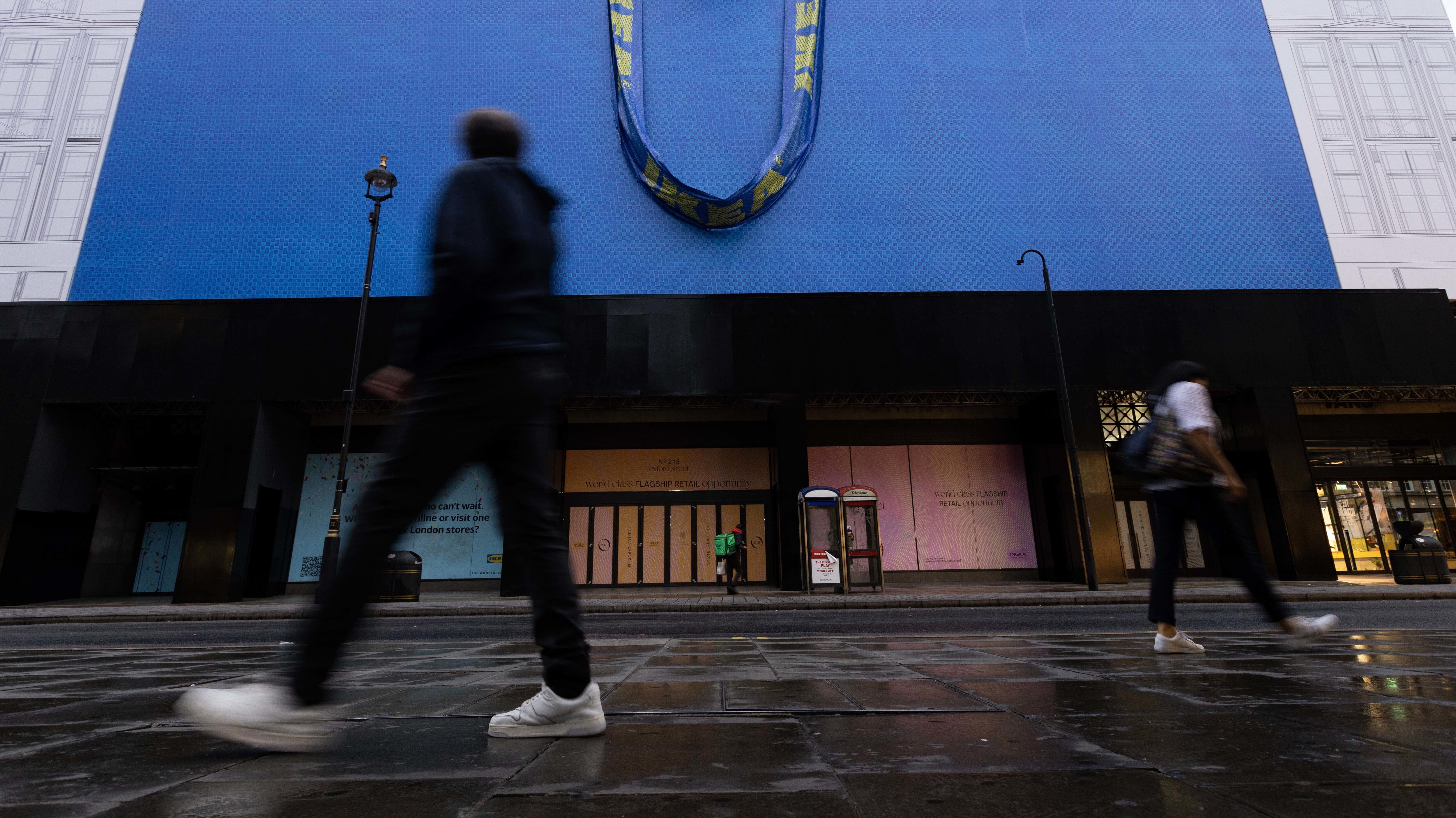 The Ikea Oxford Street city store in London, that is currently under renovation