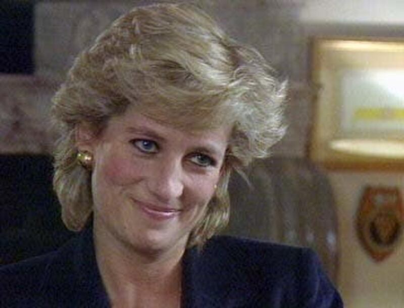 Diana, Princess of Wales, during her 1995 interview with Martin Bashir for the BBC