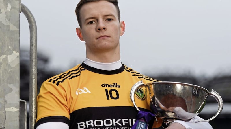 Peter Healy of St Enda&#39;s, Glengormley is pictured ahead of the AIB GAA All-Ireland Intermediate Football Club Championship final taking place at Croke Park on Saturday, February 9. Picture by E&oacute;in Noonan/Sportsfile 