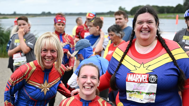 Sophie Christiansen at the Superhero TRI (Superhero TRI powered by Marvel/Andy Hooper/PA)