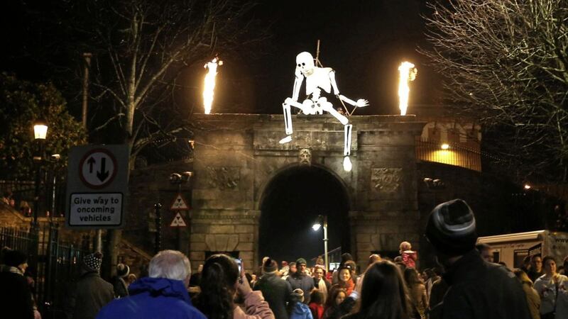 Halloween in Derry is now a civic event on a par with Mardi Gras. Picture by Margaret McLaughlin 