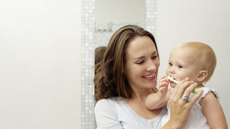 Start brushing their teeth as soon as they break through the gum &ndash; your baby will soon get used to the soothing feeling 